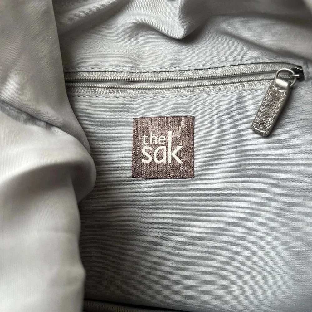 The Sak Gold Distressed Pig Leather Mod Hobo Bag